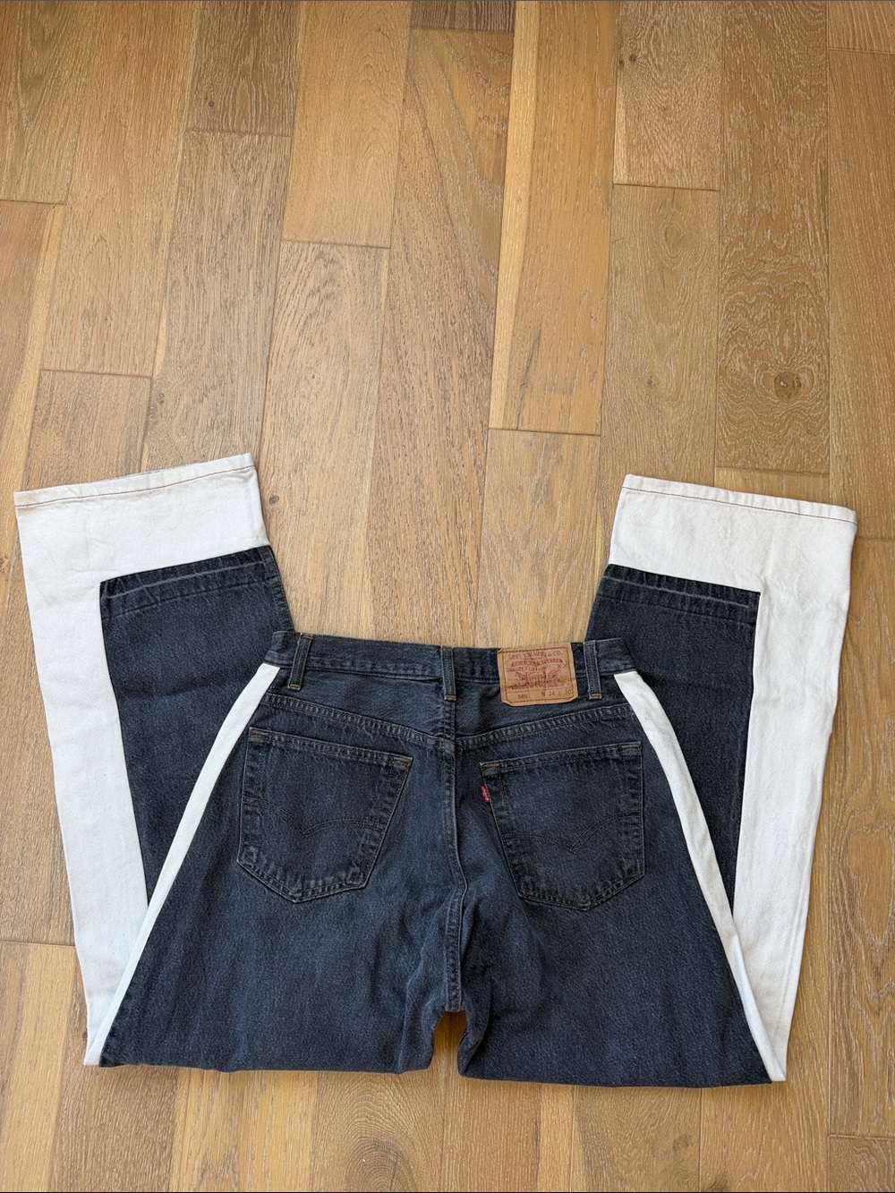 B SIDES Reworked Slouch Vintage Black / Natural